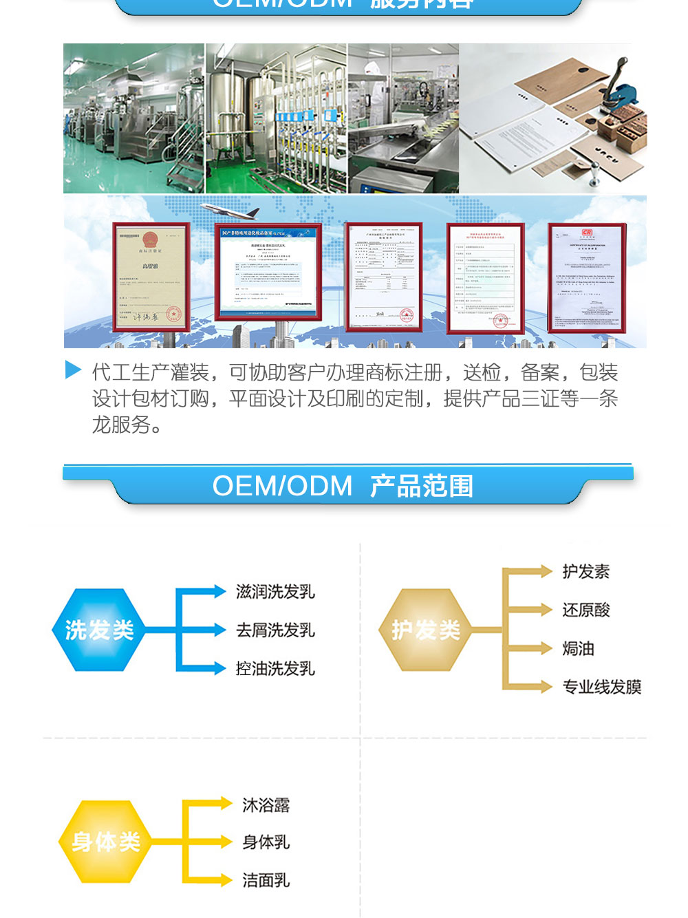 高缇雅头发水光针代加工服务 专业OEM/ODM洗发露生产解决方案
